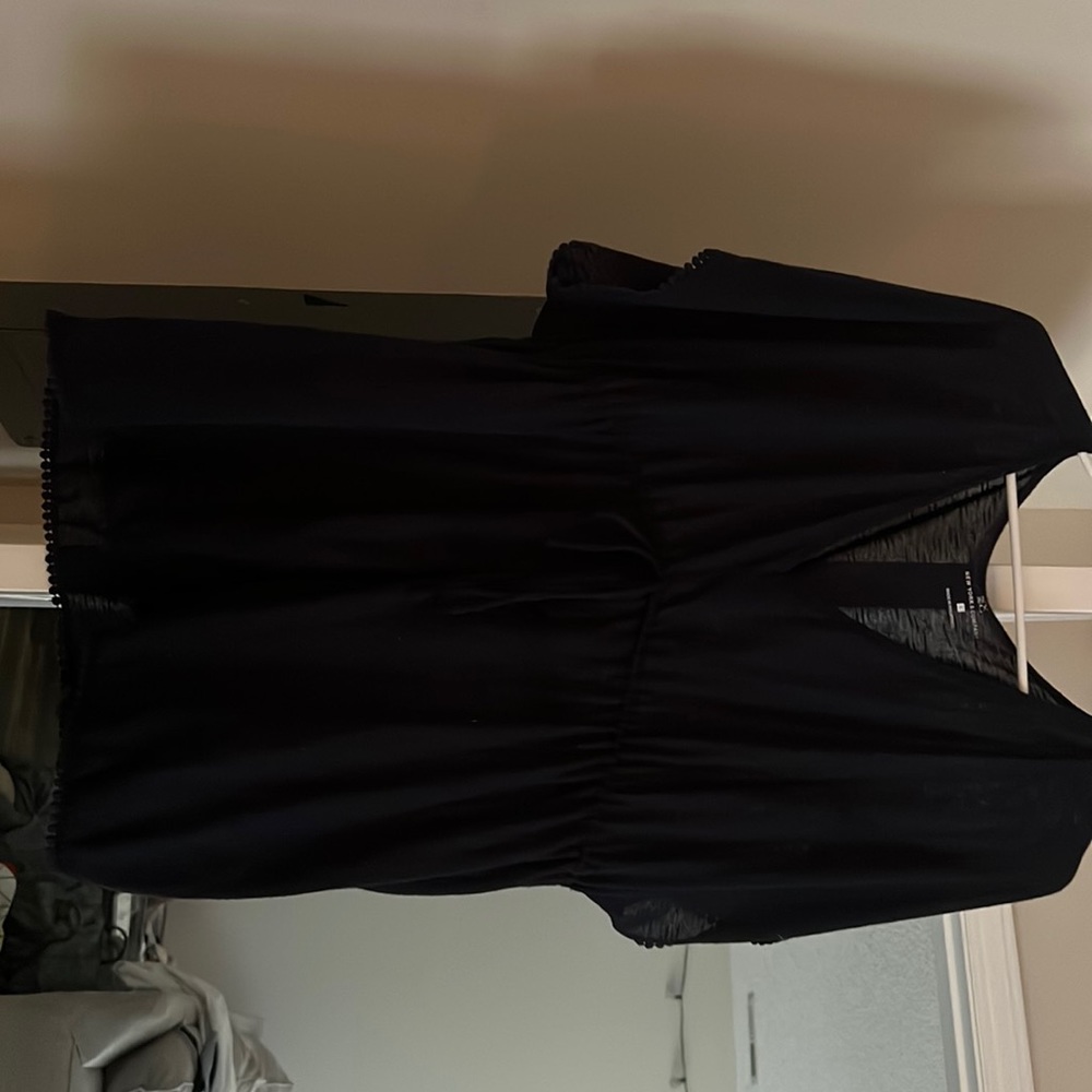 Navy blue cover up dress